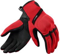 Revit Mosca 2 Guantes de moto para mujer, negro-rojo, tamaño XS