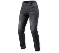 Revit Moto 2 Slim Vaqueros de moto para mujer, negro, tamaño 30 31
