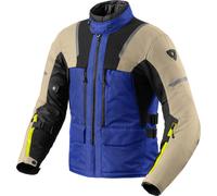 Revit Offtrack 2 H2O Chaqueta textil de motocicleta, azul-beige, tamaño S para Hombres