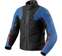 Revit Offtrack 2 H2O Chaqueta textil de motocicleta, negro-azul, tamaño S para Hombres