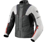 Revit Offtrack 2 H2O Chaqueta textil de motocicleta, negro-gris-plata, tamaño M para Hombres