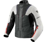 Revit Offtrack 2 H2O Chaqueta textil de motocicleta, negro-gris-plata, tamaño M para Hombres