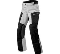 Revit Offtrack 2 H2O Pantalones textiles de motocicleta, negro-plata, tamaño M para Hombres
