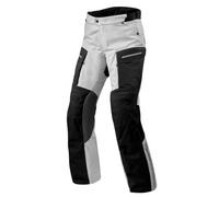 Revit Offtrack 2 H2O, pantalones textiles impermeables Corta XL male Negro/Plata