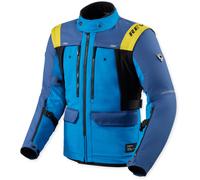 Revit Offtrack 3 H2O Chaqueta Textil de Motocicleta Impermeable, azul, tamaño XL para Hombres