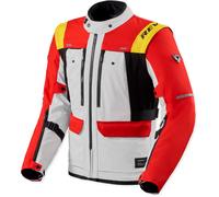 Revit Offtrack 3 H2O, chaqueta textil impermeable XXL male Rojo/Blanco/Negro