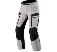 Revit Offtrack 3 H2O pantalones textiles impermeables para motocicletas, negro-plata, tamaño XL para Hombres