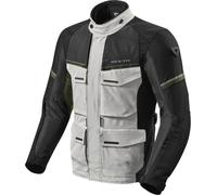 Revit Outback 3 Chaqueta de moto textil, gris-verde, tamaño S para Hombres