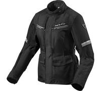 Revit Outback 3 Las señoras de la motocicleta Chaqueta Textíl, negro-plata, tamaño 40 para Mujer