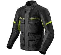 REV'IT! Outback 3 Chaqueta Motorista Negro Amarillo Neon S