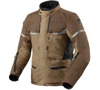 Revit Outback 4 H2O Chaqueta textil de motocicleta, marrón, Talla S