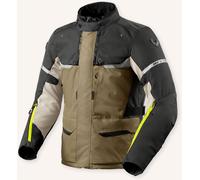 Revit Outback 4 H2O, chaqueta textil impermeable 4XL male Olivae/Dark Grey/Light Grey