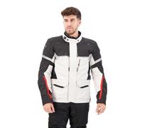Revit Outback 4 H2O Giacca tessile moto, argento/nero, 2XL