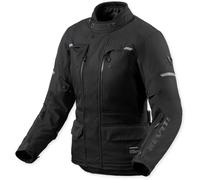 Revit Outback 5 H2O Chaqueta impermeable para motocicletas, negro, tamaño 38 para Mujer
