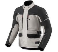Revit Outback 5 H2O Chaqueta Textil de Motocicleta Impermeable, Plata/Negro, Talla L