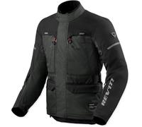 Revit Outback 5 H2O Chaqueta Textil de Motocicleta Impermeable, negro-gris, tamaño 4XL para Hombres