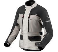 Revit Outback 5 H2O, chaqueta textil impermeable mujer 46 female Gris Claro/Negro