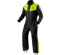 Revit Pacific 4 H2O Traje de lluvia de motocicleta de 1 pieza, negro-amarillo, tamaño L para Hombres