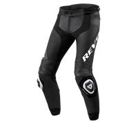 Rev'it! Pantalones de Moto Apex Negro/Blanco48 Corto Negro,Blanco
