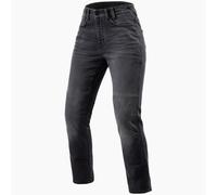 Revit Victoria 2 SF Vaqueros de moto para damas, negro-gris, tamaño 32 para Mujer