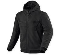 Revit Parabolica 2 Sudadera con capucha y cremallera para motocicleta, negro, tamaño XL para Hombres