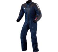 Revit Paramount GTX Traje textil de moto de 1 pieza, Azul oscuro/azul, Talla Long XL