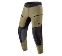REV'IT! Peninsula 2 Off-Road Advanture - Pantalones de motocicleta para hombre (verde/negro, talla XS corta)