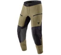 Revit Peninsula 2 Pantalones de motocross, negro-verde, tamaño XL para Hombres