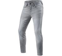 Revit Piston 2 SK Vaqueros de moto, Gris claro, Talla 30