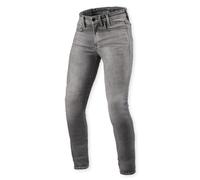 Revit Piston 3 Skinny Vaqueros de moto, gris, tamaño 32 34 para Hombres