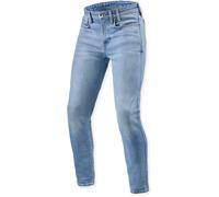 REV'IT! Vaqueros de Moto Piston 3 SK Azul Claro VintageW33 x L30 Azul Claro Vintage
