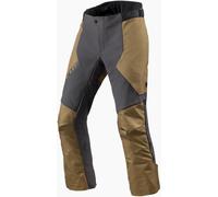 Revit Potential GTX Pantalones Textiles de Motocicleta impermeables, marrón, tamaño L para Hombres