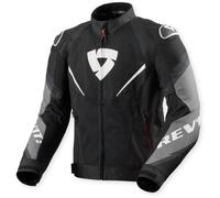 Revit Quantum 3 Air Chaqueta Textil Moto, Negro/Blanco, Talla XL