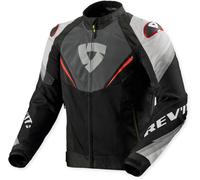 Revit Quantum 3 Air, chaqueta textil S male Negro/Gris/Rojo