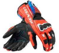 Revit Quantum 3 Guantes de moto, negro/rojo/azul, Talla M