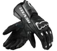 Revit Quantum 3 Guantes de moto, negro-blanco, tamaño M para Hombres