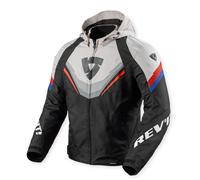 Revit Quantum 3 H2O, chaqueta textil M male Negro/Gris Claro/Rojo