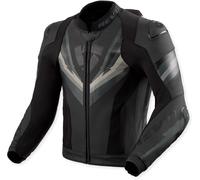 Revit Quantum 3 Pro, chaqueta de cuero 48 male Negro/Gris