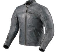 Revit Restless Chaqueta de cuero para motocicleta, Azul, Talla 52