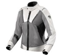 REV'IT! Revit Airwave 4 Giacca tessile moto da donna, argento/antracite, 42
