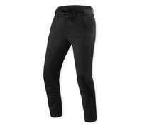 REV'IT! Revit Chino Mason Slim Pantaloni tessili da moto, nero, 33/30