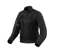 REV'IT! Revit Eclipse 2 Chaqueta textil de motocicleta para damas (Black,38)
