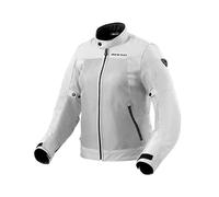 REV'IT! Revit Eclipse 2 Giacca tessile moto da donna, argento, 36