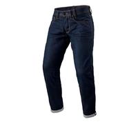 REV'IT! Revit Lewis Selvedge TF Vaqueros de moto (Dark Blue,38/34)