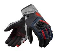 REV'IT! Revit Mangrove Guantes de motocicleta (Black/Gray/Blue,2XL)