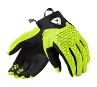REV'IT! Revit Massif Guantes de motocicleta (Black/Neon,XL)