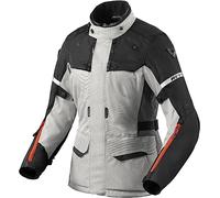 REV'IT! Revit Outback 4 H2O Giacca tessile moto da donna, argento/nero, 44