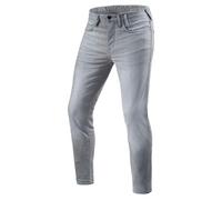 REV'IT! Revit Piston 2 SK Vaqueros de moto (Light Grey,Short 28)