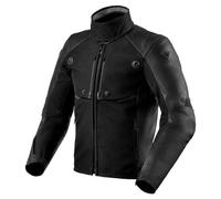 REV'IT! Revit Valve H2O Giacca in pelle per moto, nero, 50