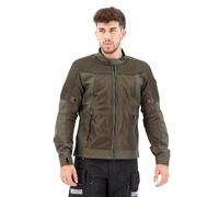 REV'IT! Revit Vigor 2 Chaqueta Textil de Motocicleta (Black/Olive,XL)